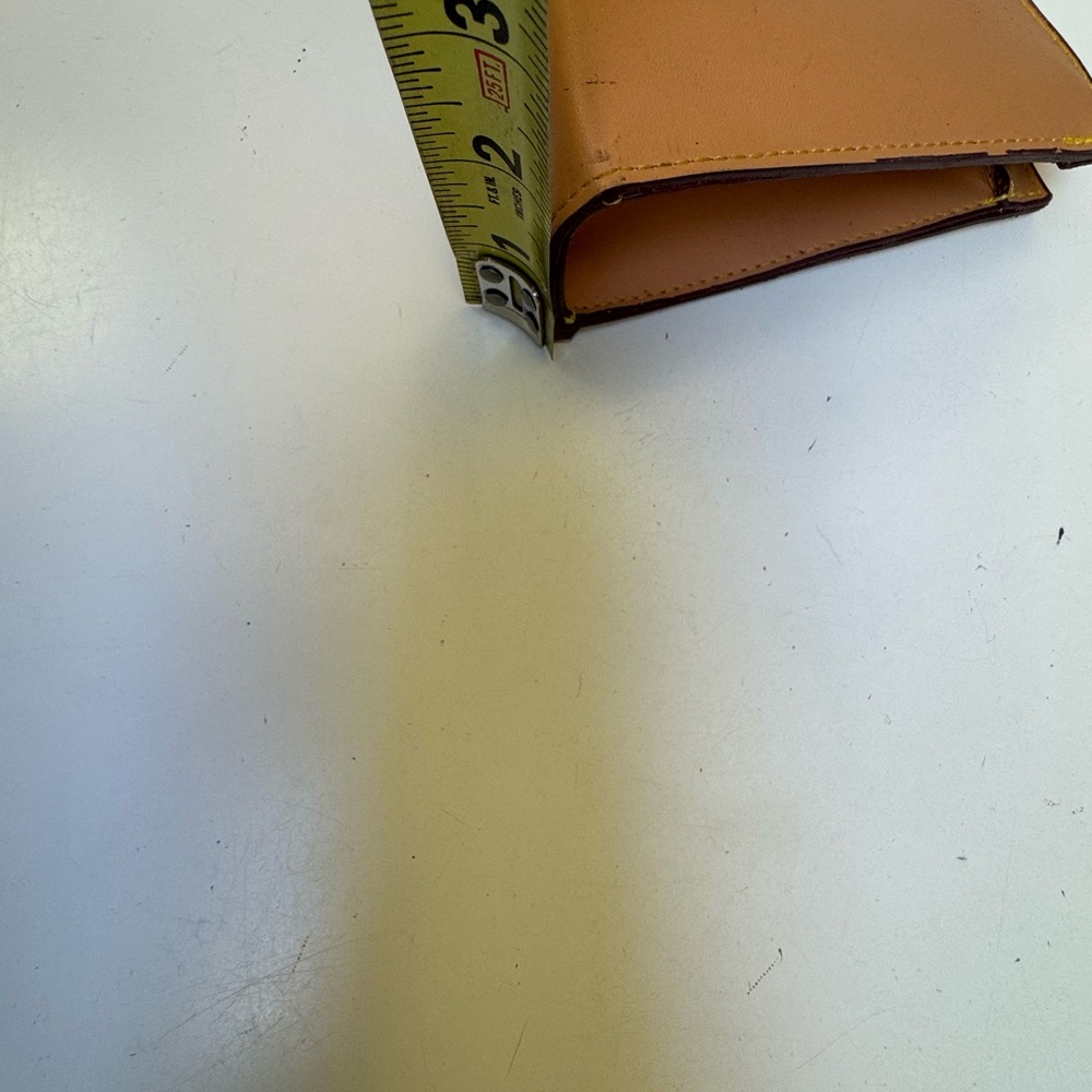 Louis Vuitton genuine vintage 80’s Tan Leather Pochette Makeup cosmetic pouch - Picture 14 of 14